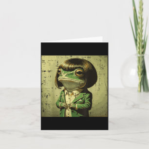 Frosch-Bob-Frisur Pony Perücke Lustiges Meme Tier Karte