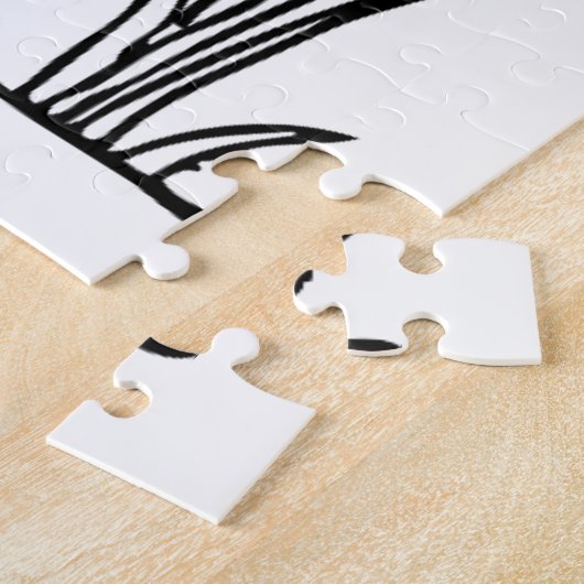 Frosch boho floral abstrakt puzzle (Seite)