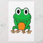 Frosch Briefpapier (Vorderseite)