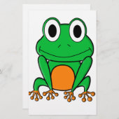 Frosch Briefpapier (Vorne/Hinten)