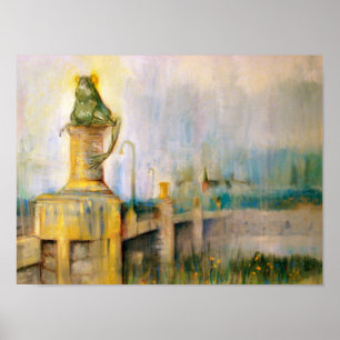 Frosch-Brücke von Windham County, CT Poster