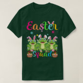 Frosch Bunny Ear Funny Easter Squad Frosch Happy E T-Shirt (Design vorne)