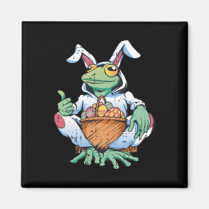 Frosch Bunny Oars Ostereier Jagen Frühjahr Männer  Magnet