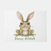 Frosch Bunny Rabbit Floppy Oars Toad Funny Oster Fußmatte (Vorderseite)