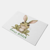 Frosch Bunny Rabbit Floppy Oars Toad Funny Oster Fußmatte (Schrägansicht)