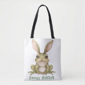 Frosch Bunny Rabbit Floppy Oars Toad Funny Oster Tasche (Vorderseite)