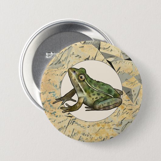 Frosch Button (Vorne & Hinten)