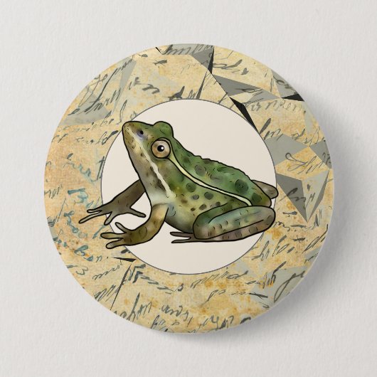 Frosch Button (Vorderseite)