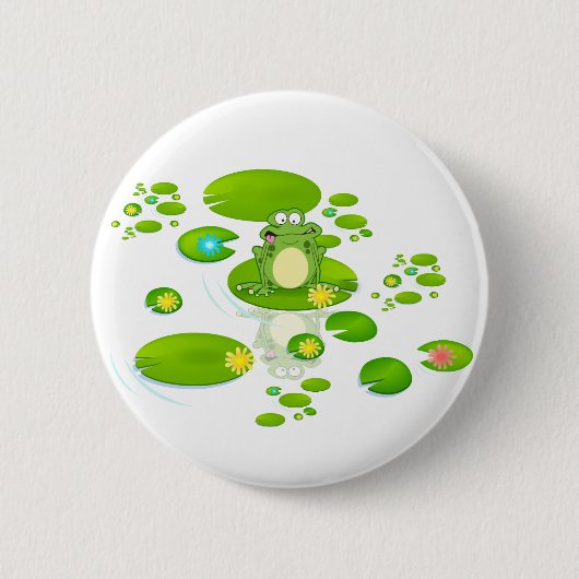 Frosch Button (Vorderseite)