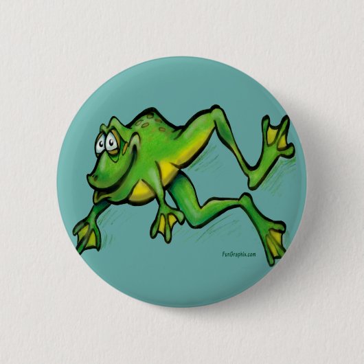 Frosch Button (Vorderseite)