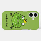 Frosch-Cartoon Case-Mate iPhone Hülle (Rückseite (Horizontal))