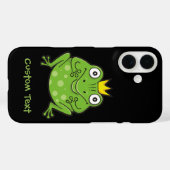 Frosch-Cartoon Case-Mate iPhone Hülle (Rückseite (Horizontal))