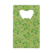 Frosch-Cartoon Geldbeutel Flaschenöffner (Rückseite)