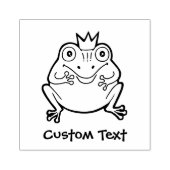 Frosch-Cartoon Gummistempel (Prägung)