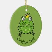 Frosch-Cartoon Keramik Ornament (Rechts)