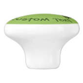 Frosch-Cartoon Keramikknauf (Seitenansicht)