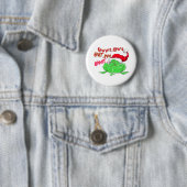 Frosch Cartoon mit Frosch Weihnachtsmannmütze givi Button (Beispiel)