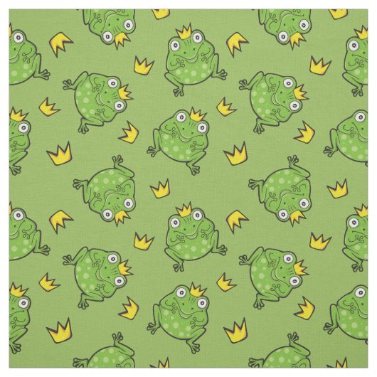Frosch-Cartoon-Muster Stoff (Muster)