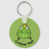 Frosch Cartoon Schlüsselanhänger (Vorderseite)