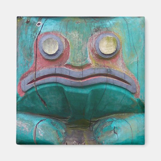 Frosch Carving Magnet (Vorne)