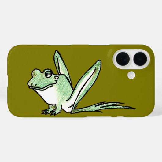 Frosch Case-Mate iPhone Hülle (Rückseite (Horizontal))