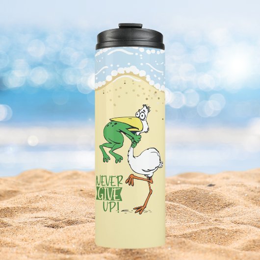 Frosch Chocking Bird Motivierend Thermal Tumbler Thermosbecher