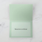 Frosch Chorus - individuell anpassbare Karte (Innenseite)