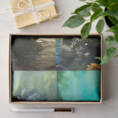 Frosch Collage 2 Dekoupage Paper Seidenpapier (Geschenk)