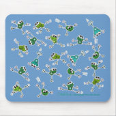 Frosch Collage Mousepad (Vorne)