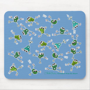 Frosch Collage Mousepad