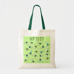 Frosch Collage Tragetasche