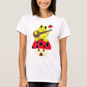 Frosch Cotattcore Ästhetische Goblincore Mushroom  T-Shirt