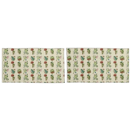 Frosch-Cotattcore-Stil Kissenbezug (Rückseite-Set)