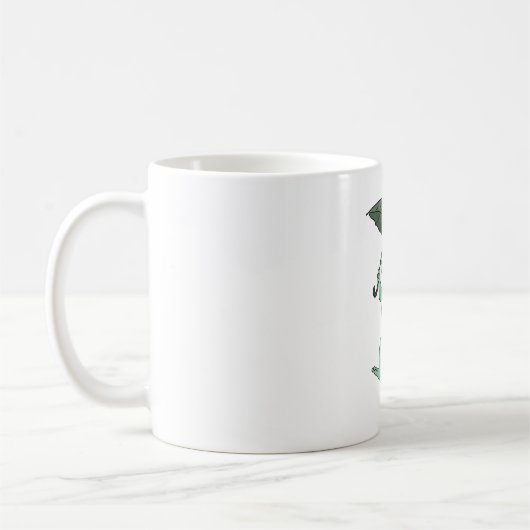 Frosch Cottagecore Pilzsammlung Illustration Kaffeetasse (Links)