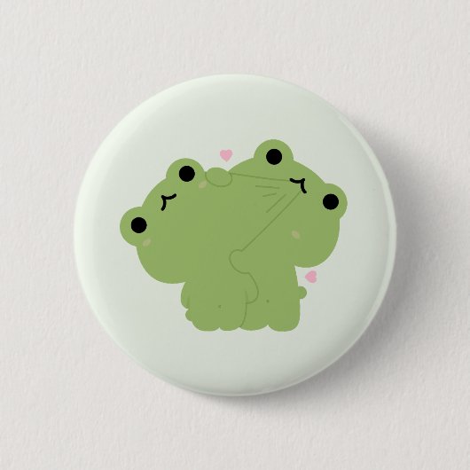 Frosch Couple Button (Vorderseite)