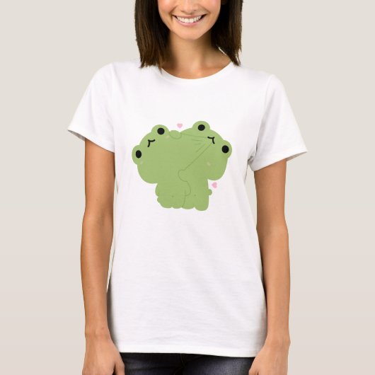 Frosch Couple T-Shirt (Vorderseite)