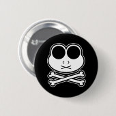 Frosch Cross Bone - Cutout Button (Vorne & Hinten)