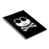 Frosch Cross Bone - Cutout Notizblock (Rechte Seite)