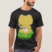 Frosch-Cup-Kaffee T-Shirt (Vorderseite)