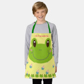 Frosch Cupcakes Buntes Backen Schürze (Getragen)