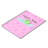 Frosch-Cupids Notizen Notizblock (Linke Seite)