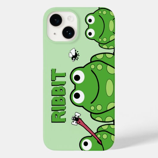 Frosch Custom Case-Mate iPhone Hülle (Rückseite)