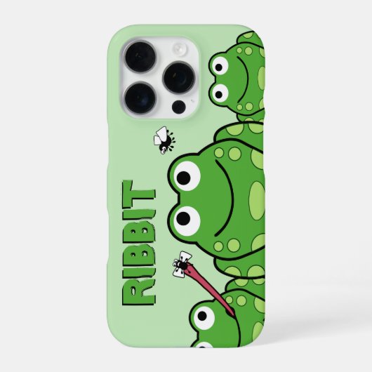Frosch Custom iPhone Hülle (Rückseite)