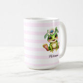 Frosch Custom Niedlich Kaffeetasse (VorderseiteRechts)