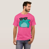 Frosch Dabbing Toad Animal Funny Dabbing Frosch T-Shirt (Vorne ganz)
