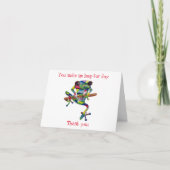 Frosch Dankeskarte (Vorderseite)