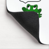 Frosch-Debet oder Kredit Mousepad (Ecke)