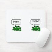 Frosch-Debet oder Kredit Mousepad (Mit Mouse)
