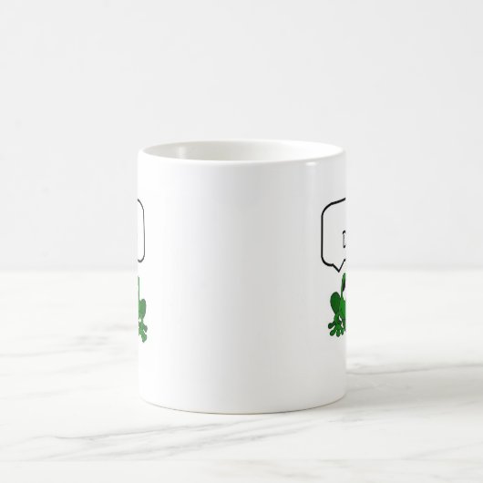 Frosch-Debet oder Kredit-Tasse Kaffeetasse (Mittel)