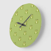 Frosch-Dekorationsuhr Große Wanduhr (Winkel)